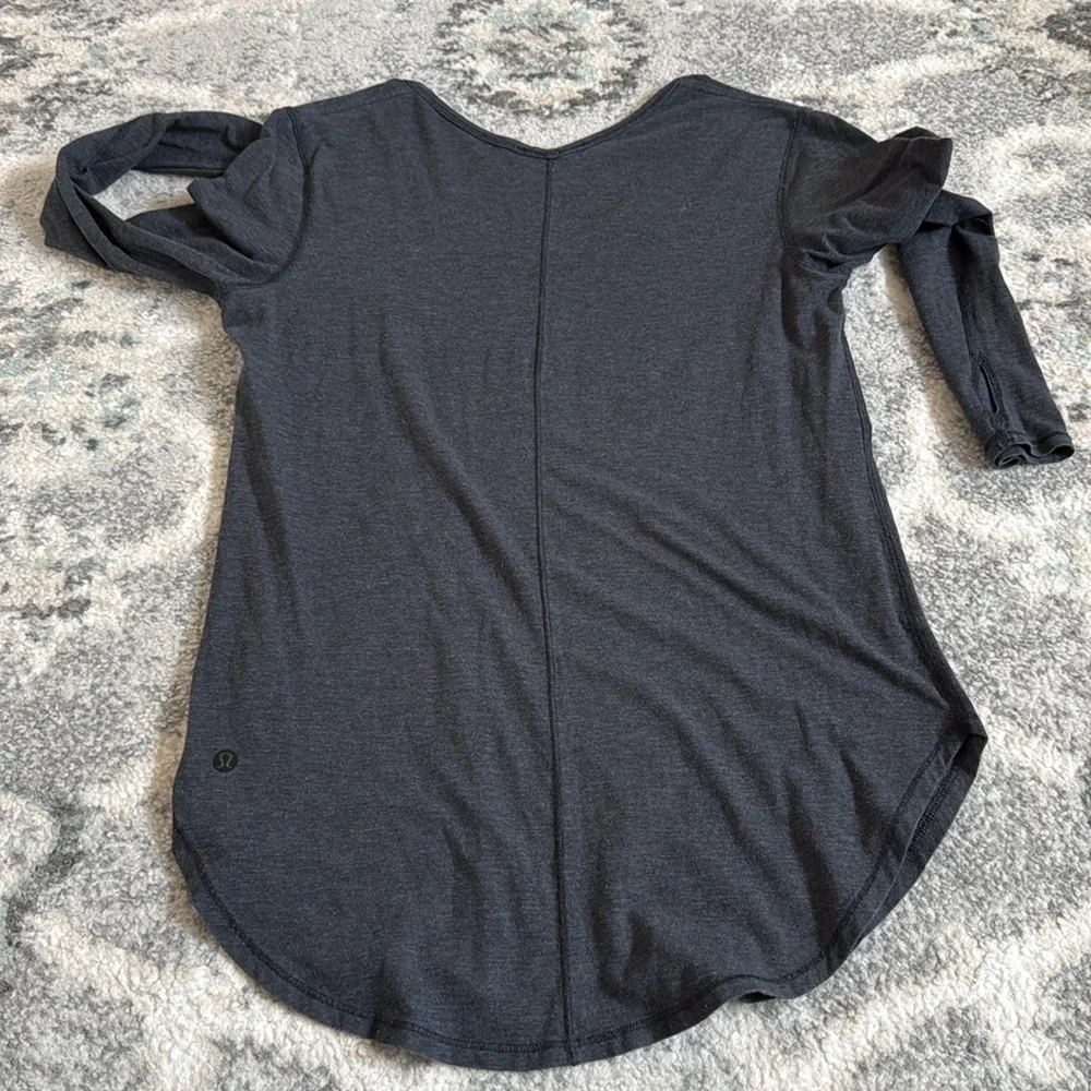 Lululemon Scoop Neck Long Sleeve Top